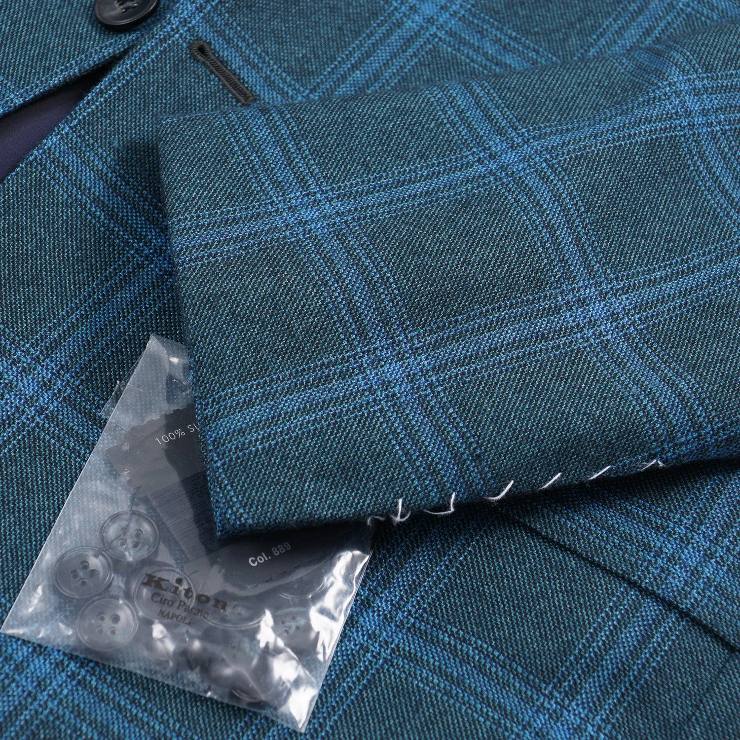 Kiton Check Cashmere Sport Coat