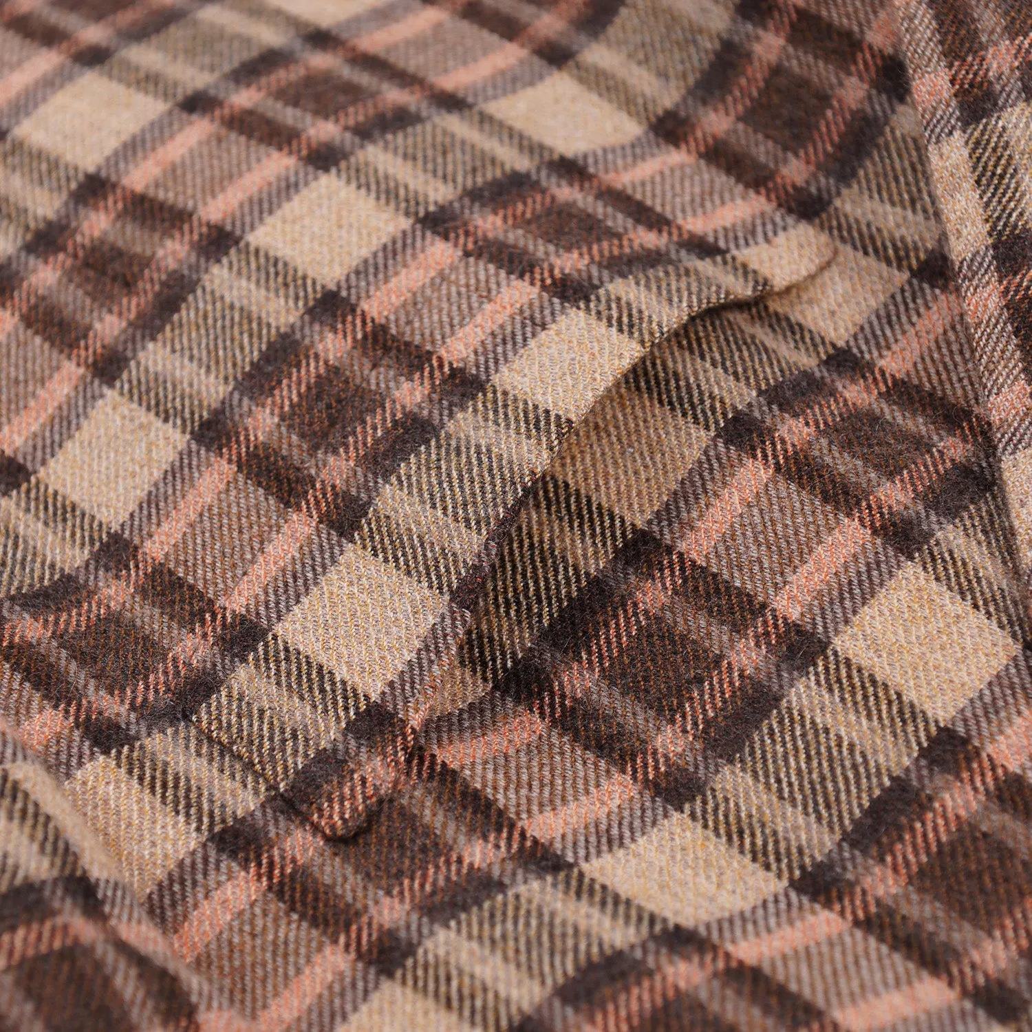 Kiton Layered Check Soft Cashmere Sport Coat