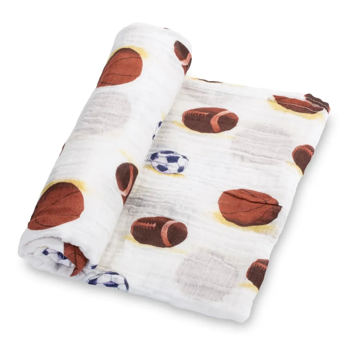 Lolly Banks Set of Three Swaddle Blankets (Sports Balls, Dogs and Golf)