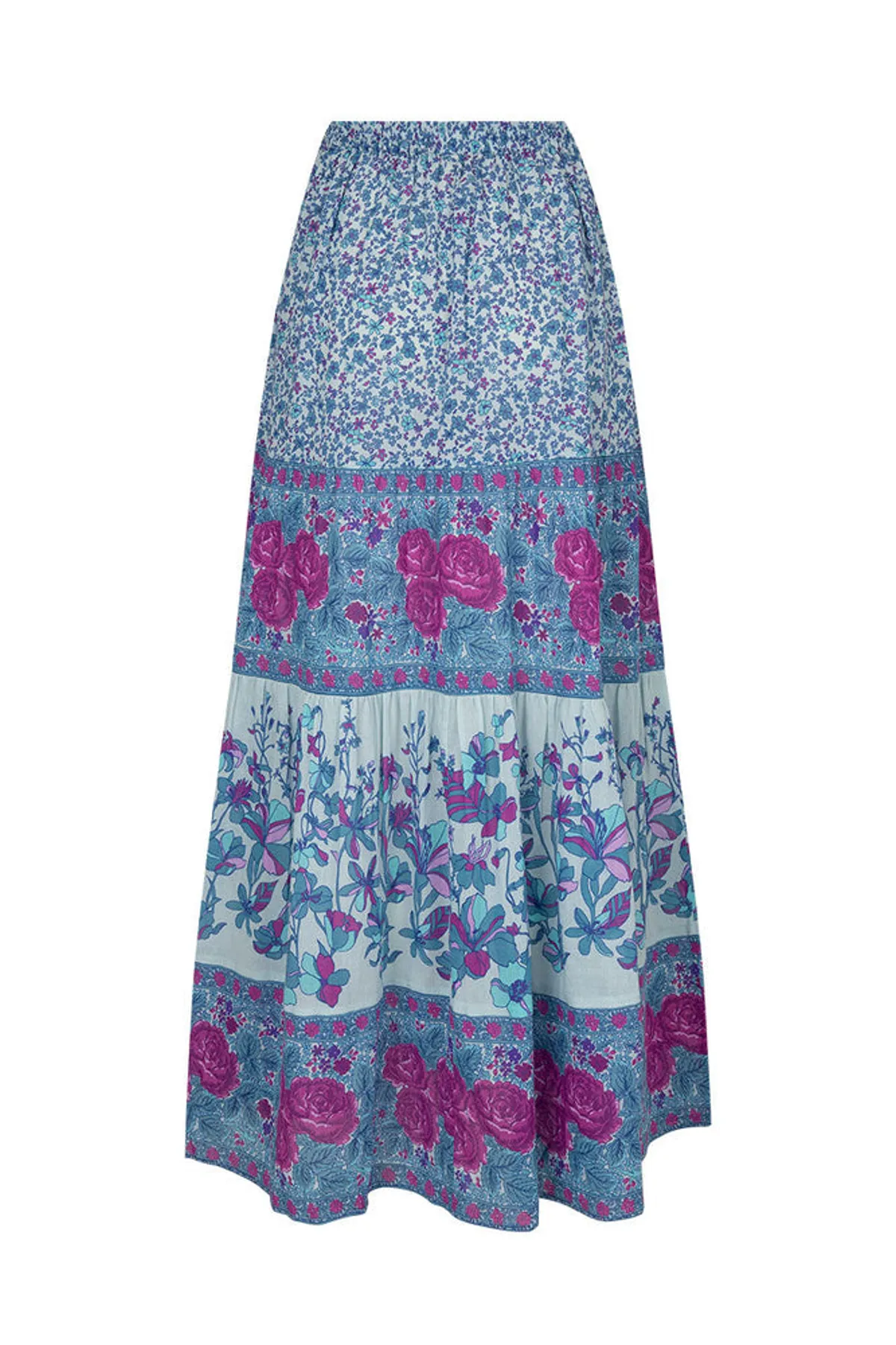 Love Jetty Maxi Skirt in Blue Nirvana