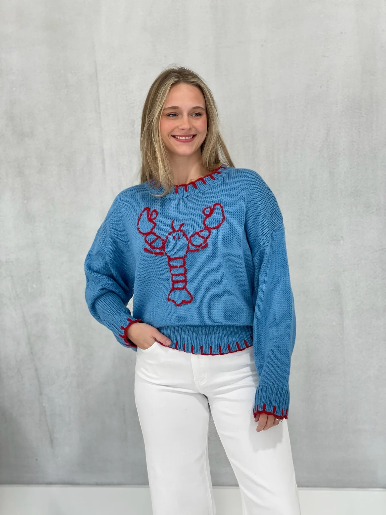 Maine Stream Sweater - French Blue