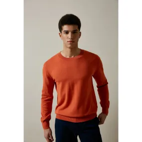 Men Mmk-Surfi- Long Sleeve Sweater - Orange