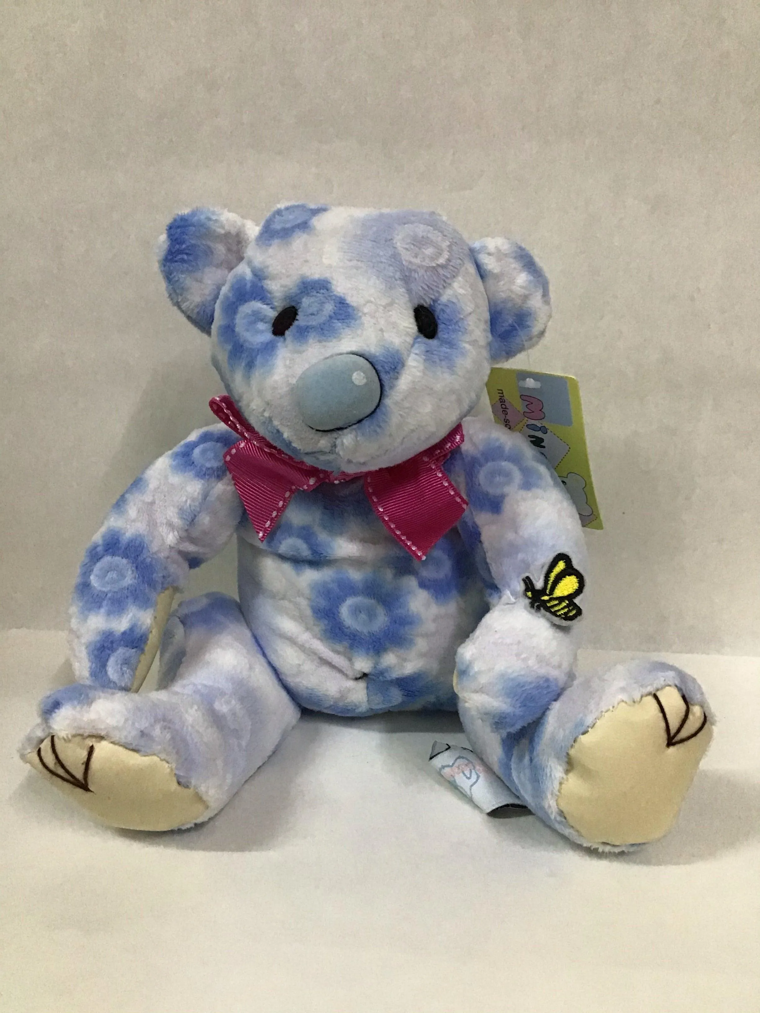 MING REN PLUSH FLORAL BEAR