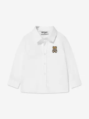 Moschino Baby Boys Teddy Bear Shirt in White