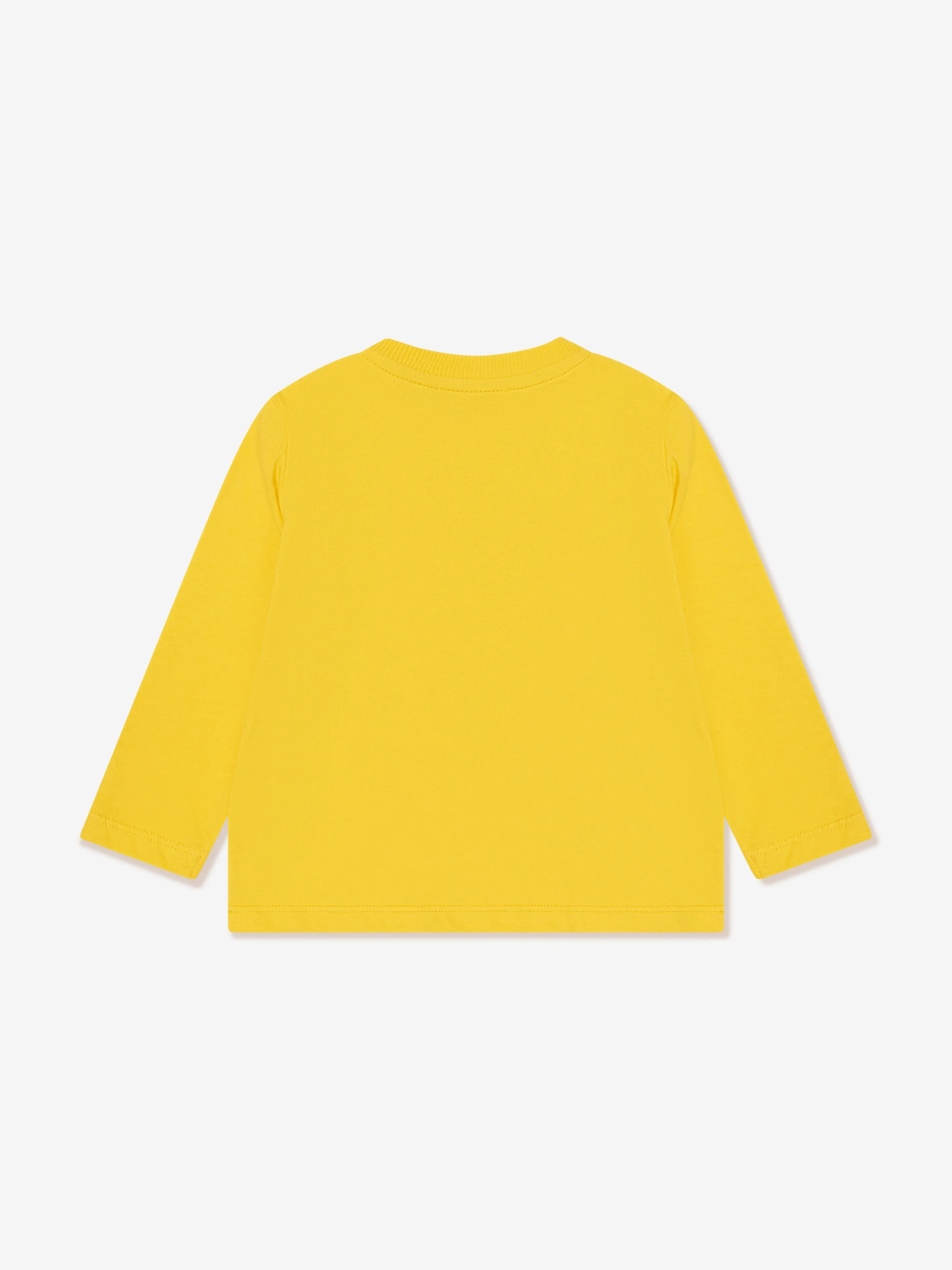 Moschino Baby Long Sleeve T-Shirt in Yellow