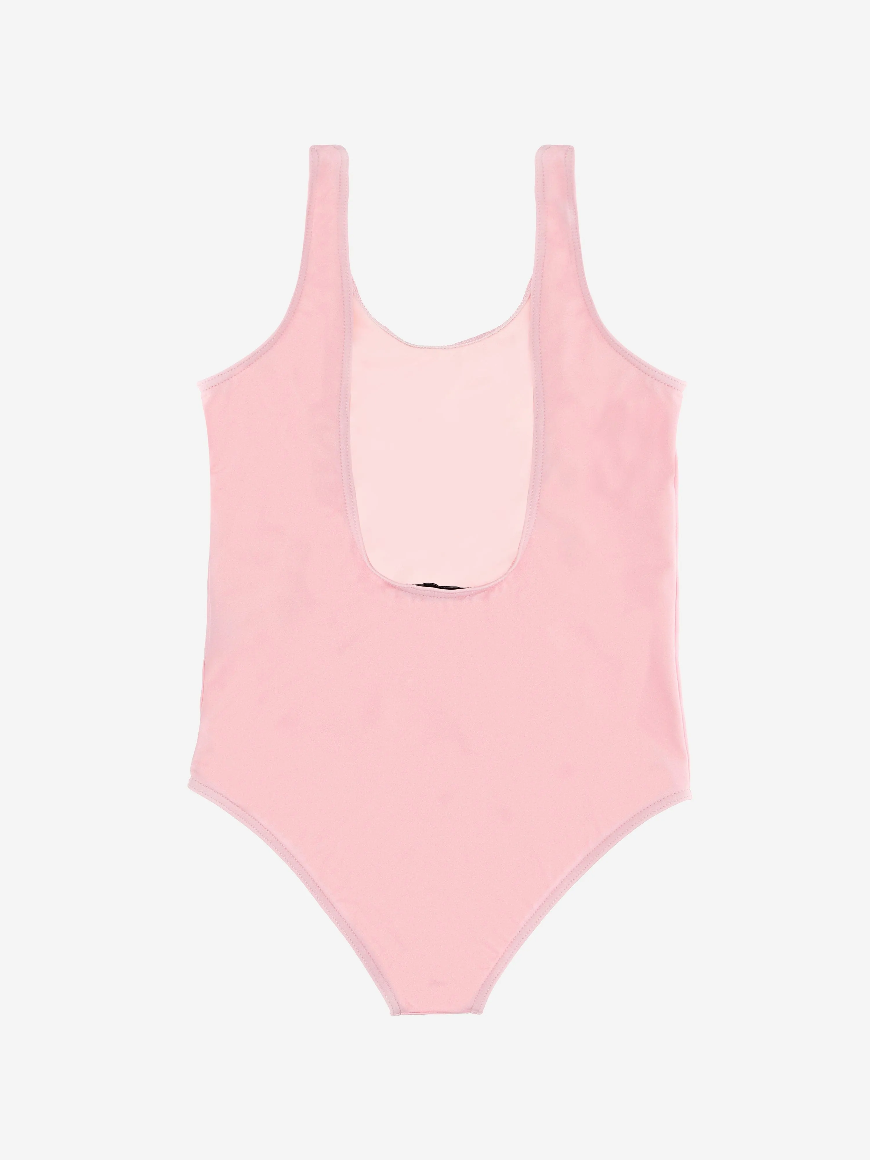 Moschino Girls Teddy And Flamingo Swimsuit in Pink