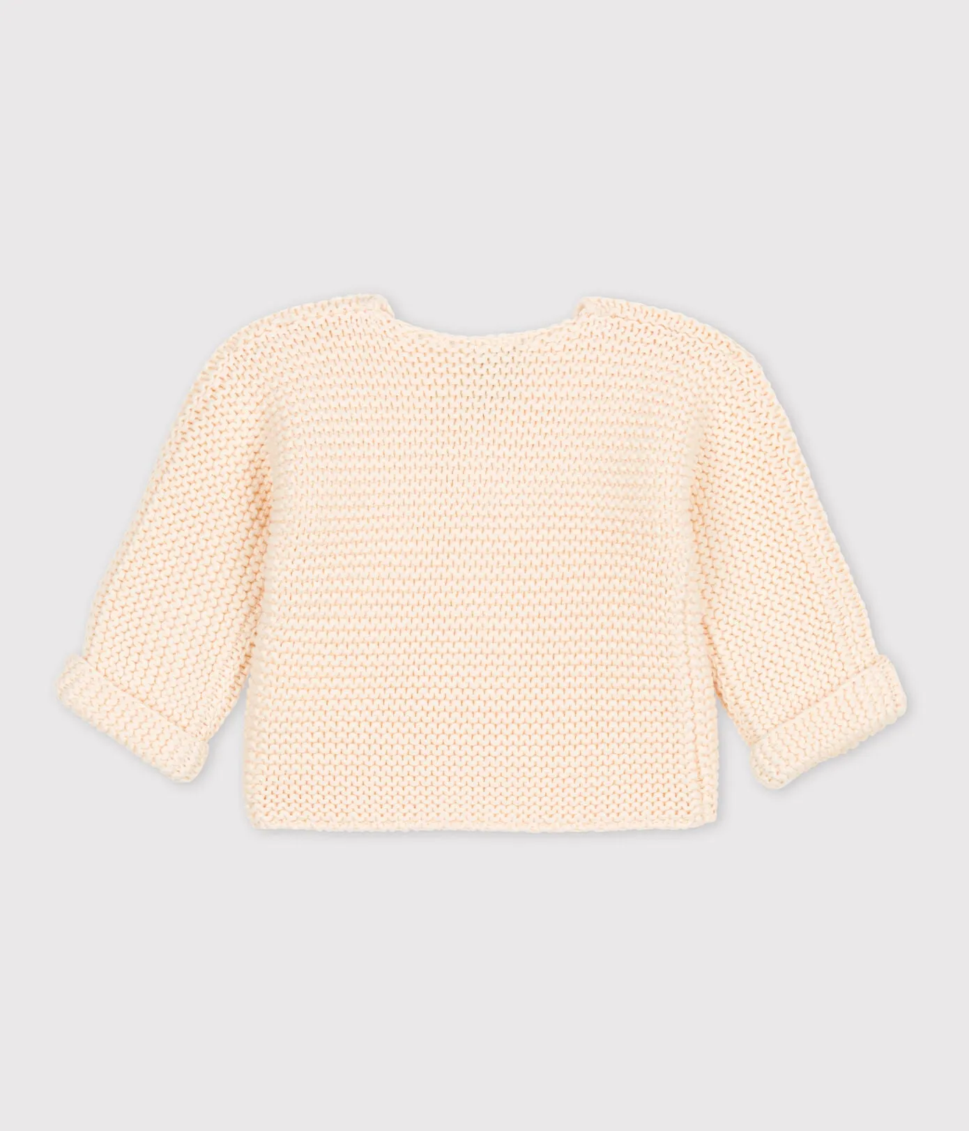 Moss Stitch Button Down Cardigan - Petit Bateau FW24