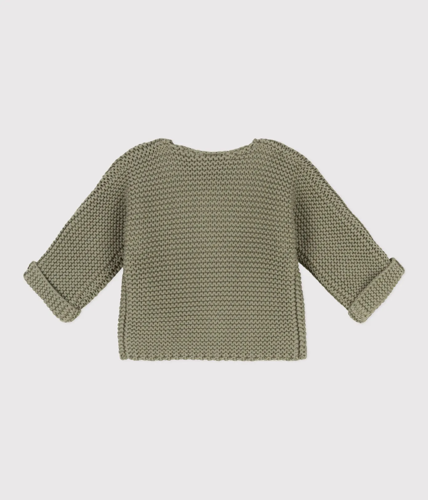 Moss Stitch Button Down Cardigan - Petit Bateau FW24