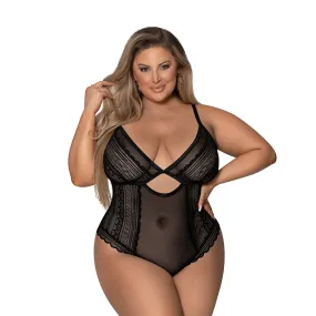 MS Modern Romance Cheeky Teddy Blk QS