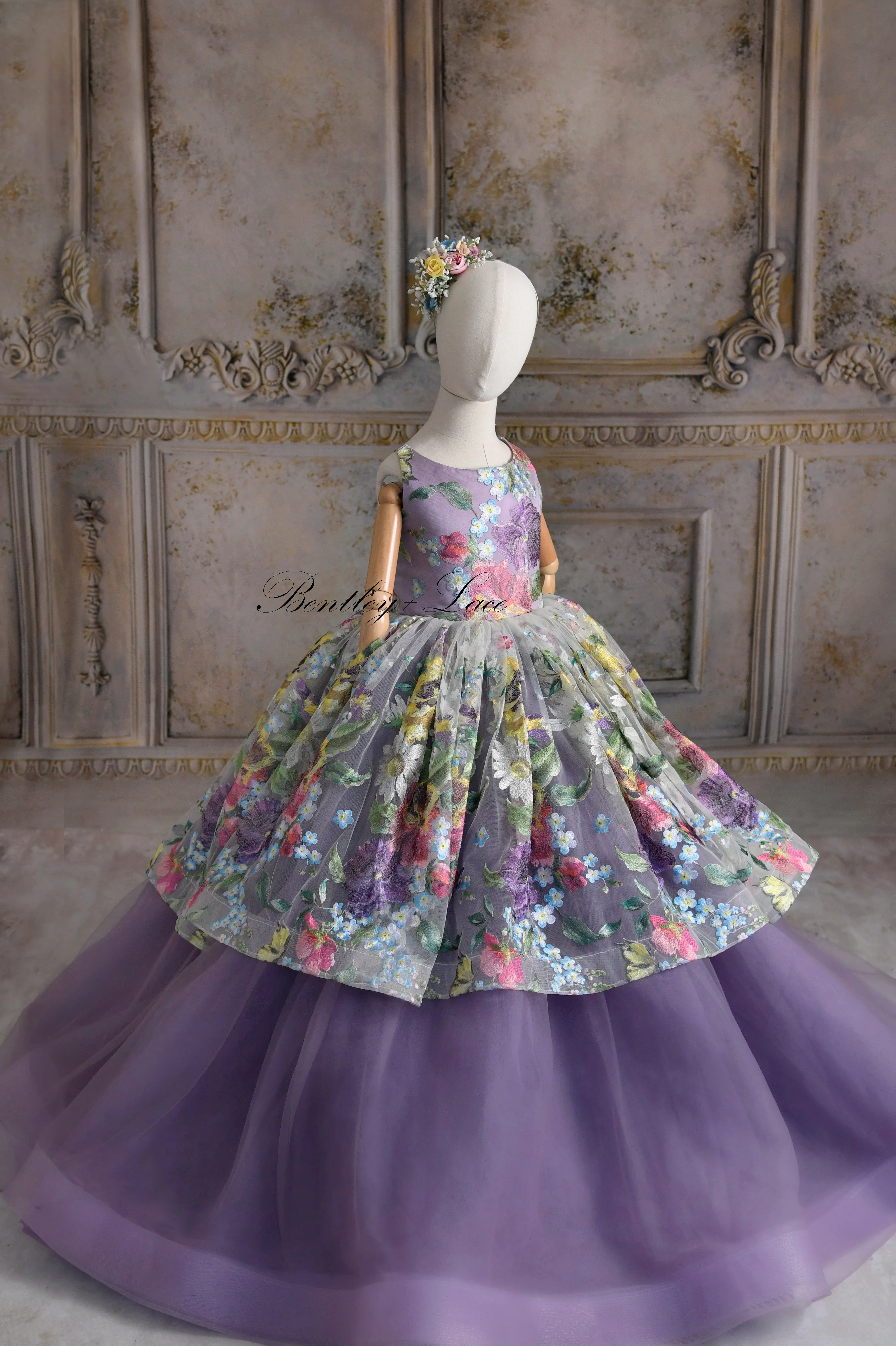 NEW. "Monet" -  Floor Length  ( 6 Year - Petite 7 Year)