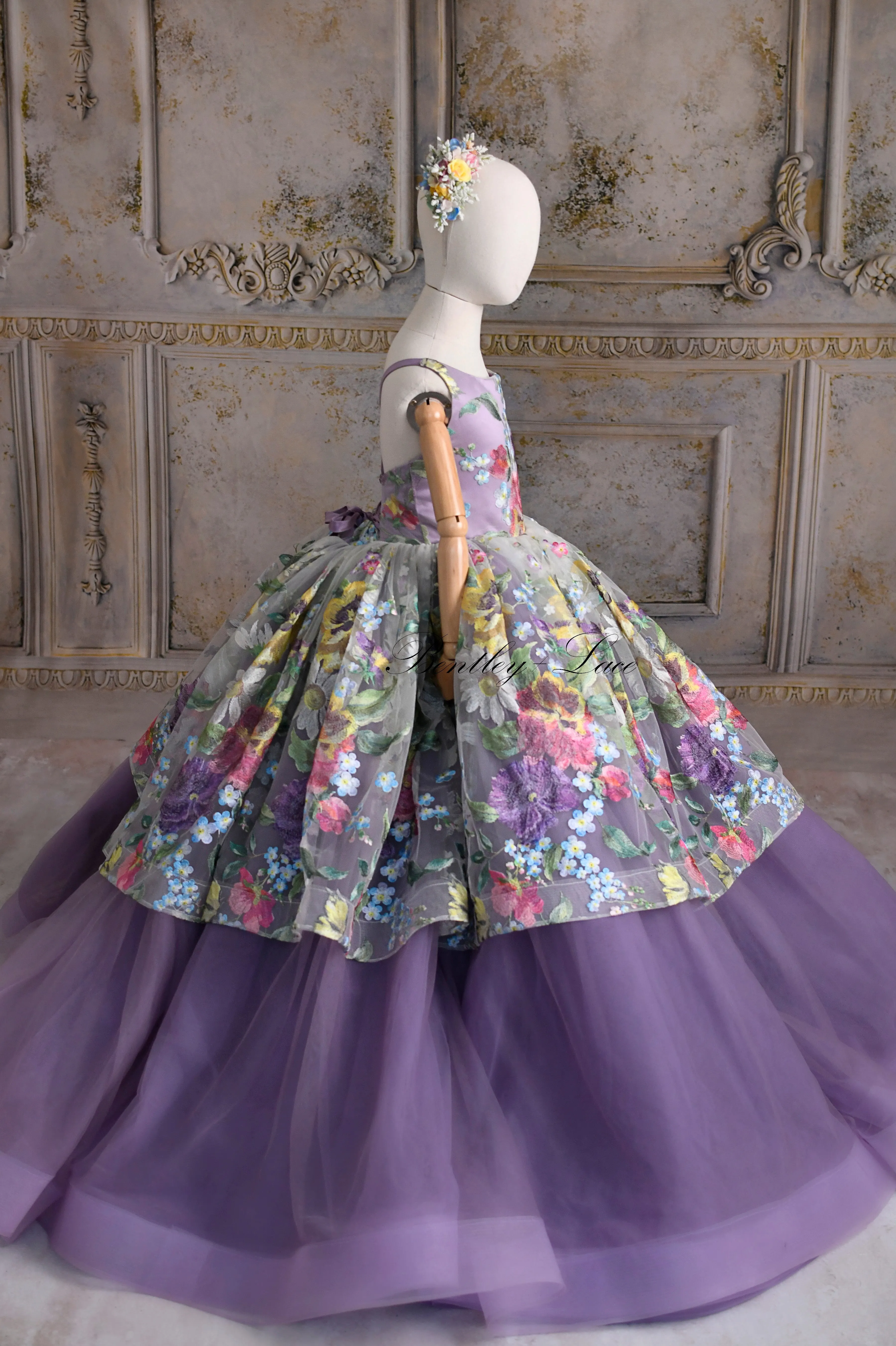 NEW. "Monet" -  Floor Length  ( 6 Year - Petite 7 Year)