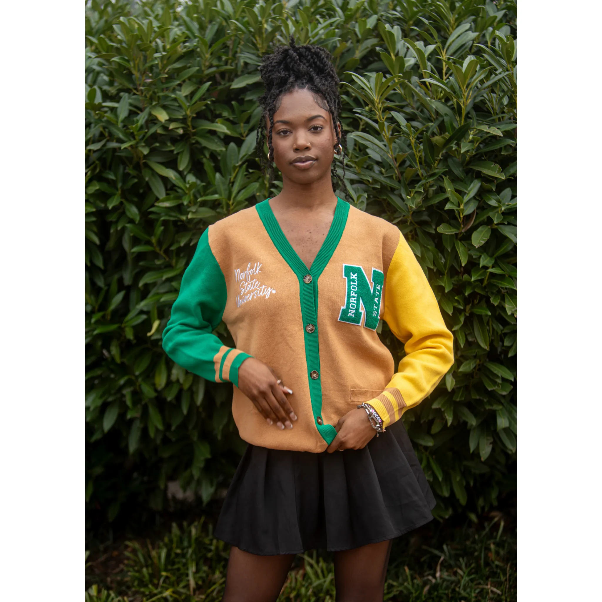 Norfolk State University™ Varsity Cardigan Sweater