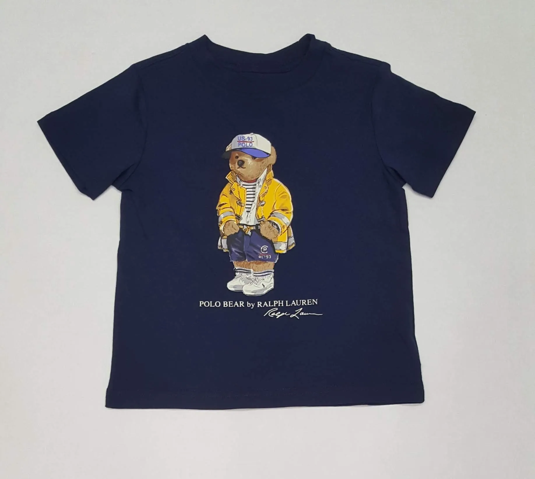 Nwt Kids Polo Ralph Lauren CP 93 Bear Boys Tee (2T-7T)