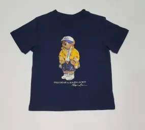 Nwt Kids Polo Ralph Lauren CP 93 Bear Boys Tee (2T-7T)