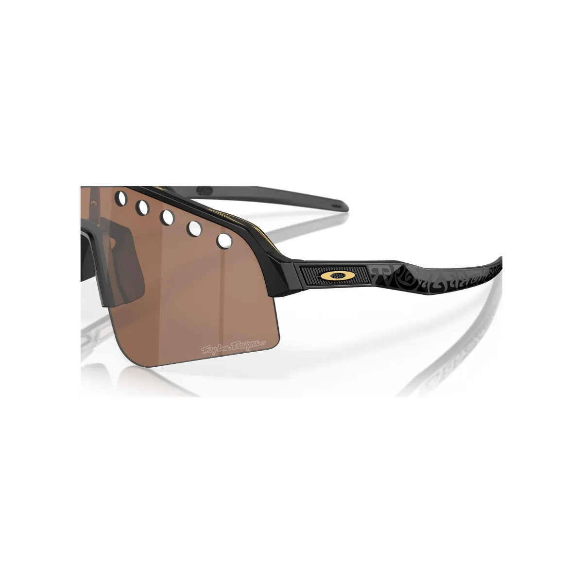 Oakley Sutro Lite Sweep Troy Lee Designs Series Black Frame Brown Lens