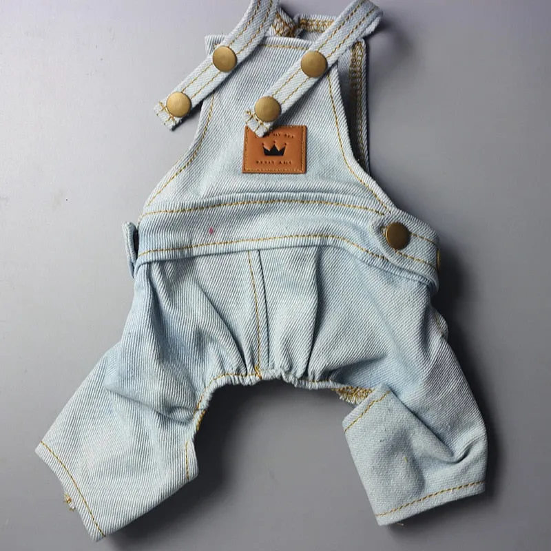 Pet Denim Overall Jumpsuit