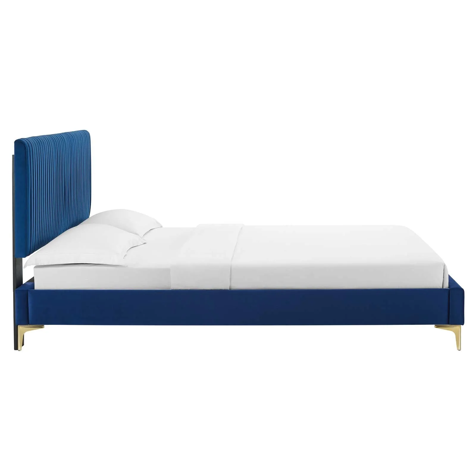 Peyton Performance Velvet Platform Bed