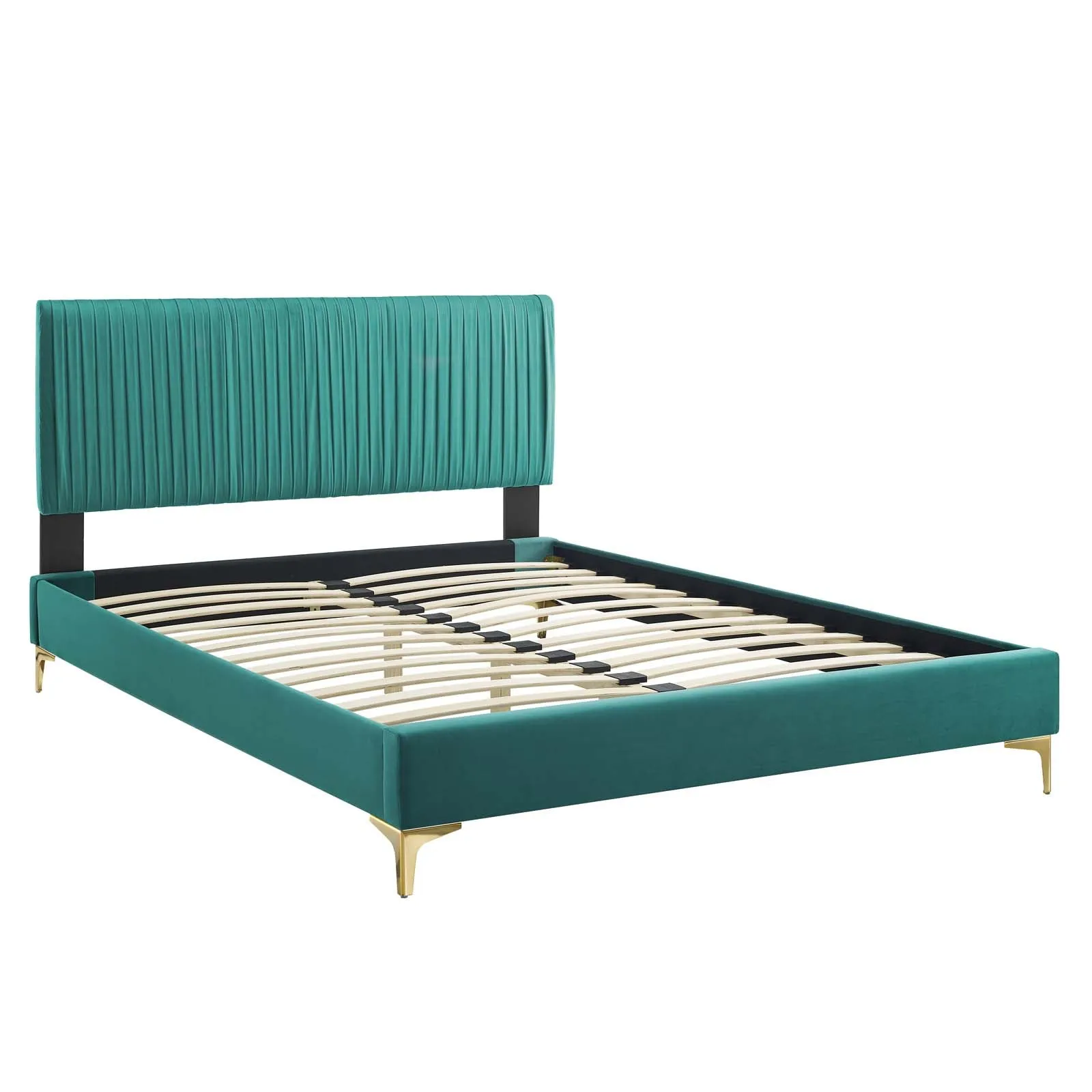 Peyton Performance Velvet Platform Bed