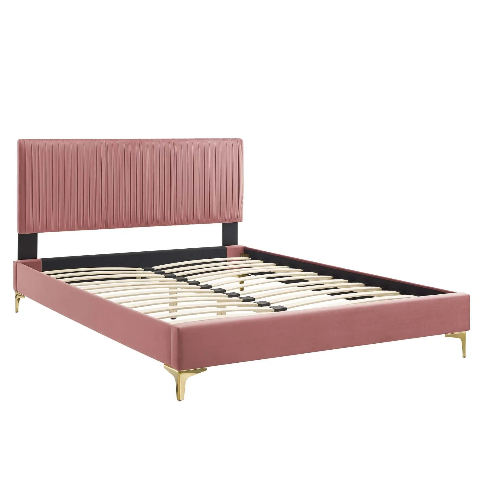 Peyton Performance Velvet Platform Bed