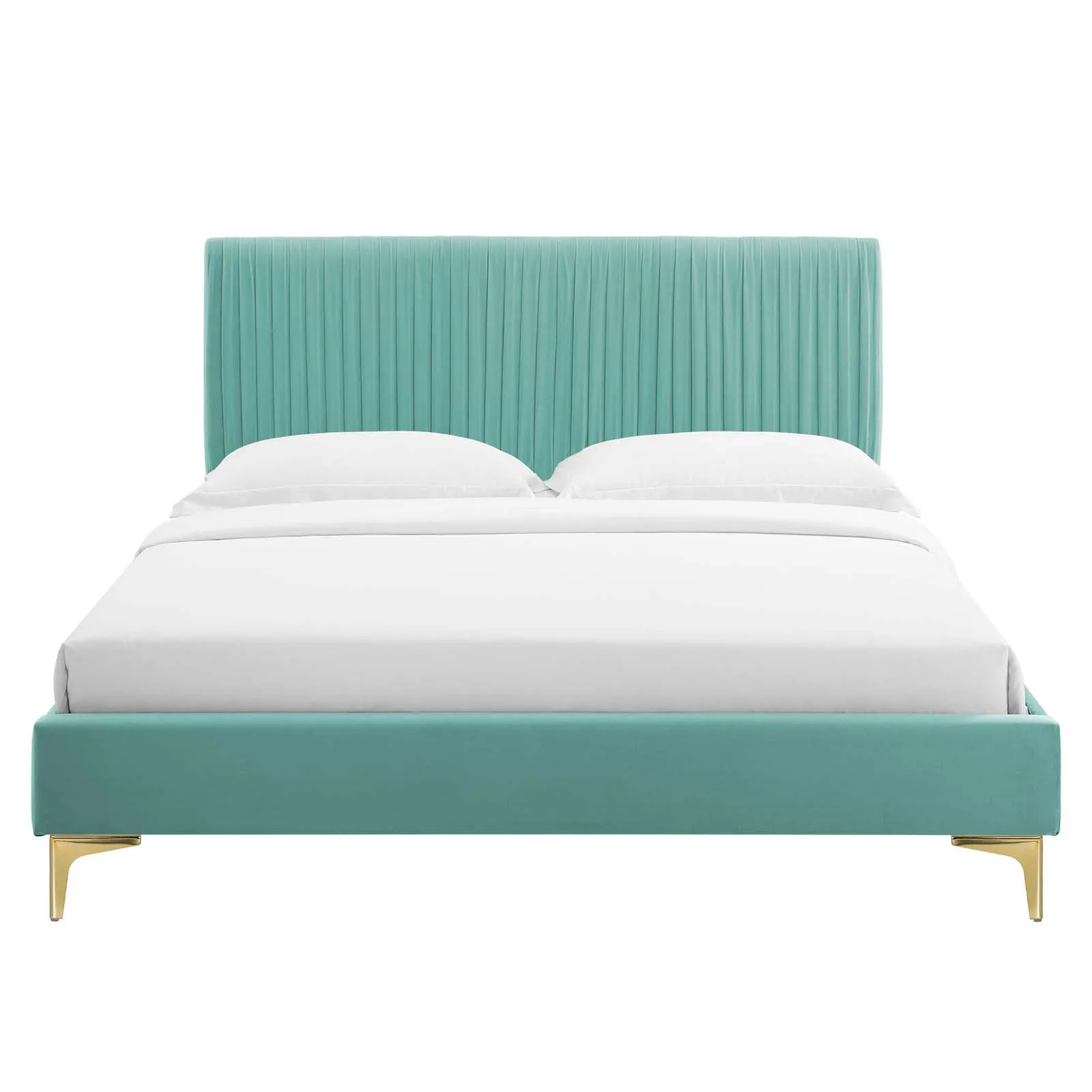 Peyton Performance Velvet Platform Bed