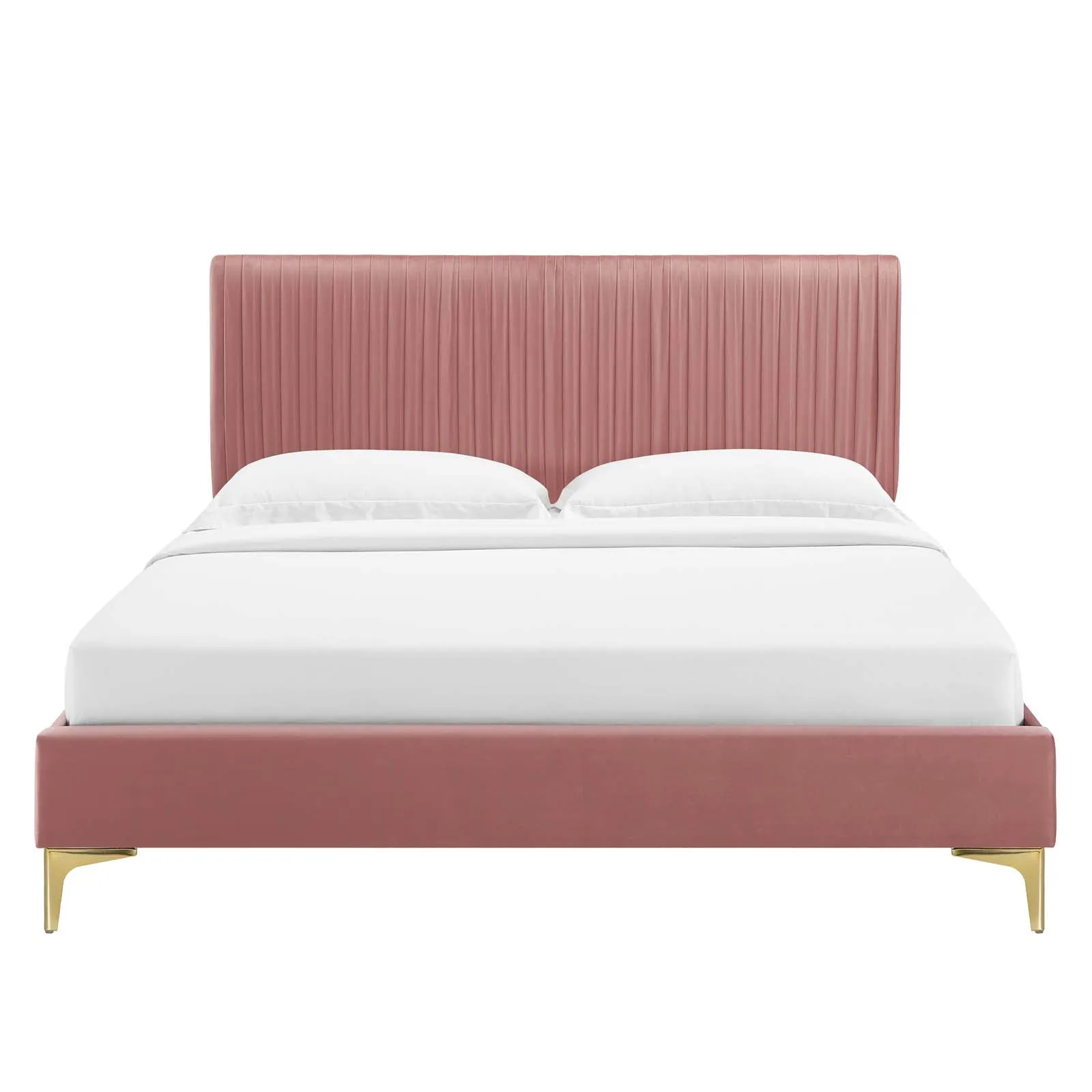 Peyton Performance Velvet Platform Bed