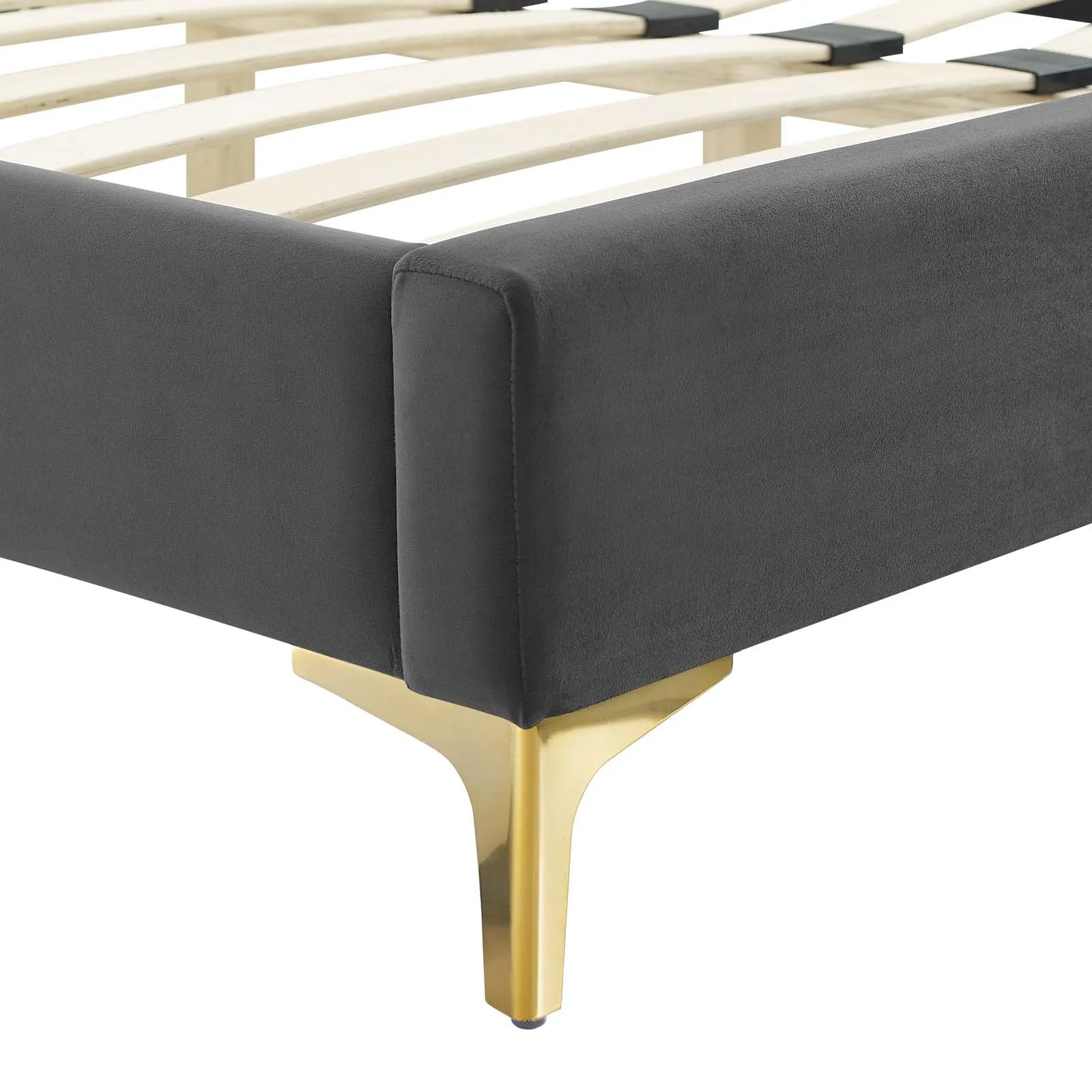 Peyton Performance Velvet Platform Bed