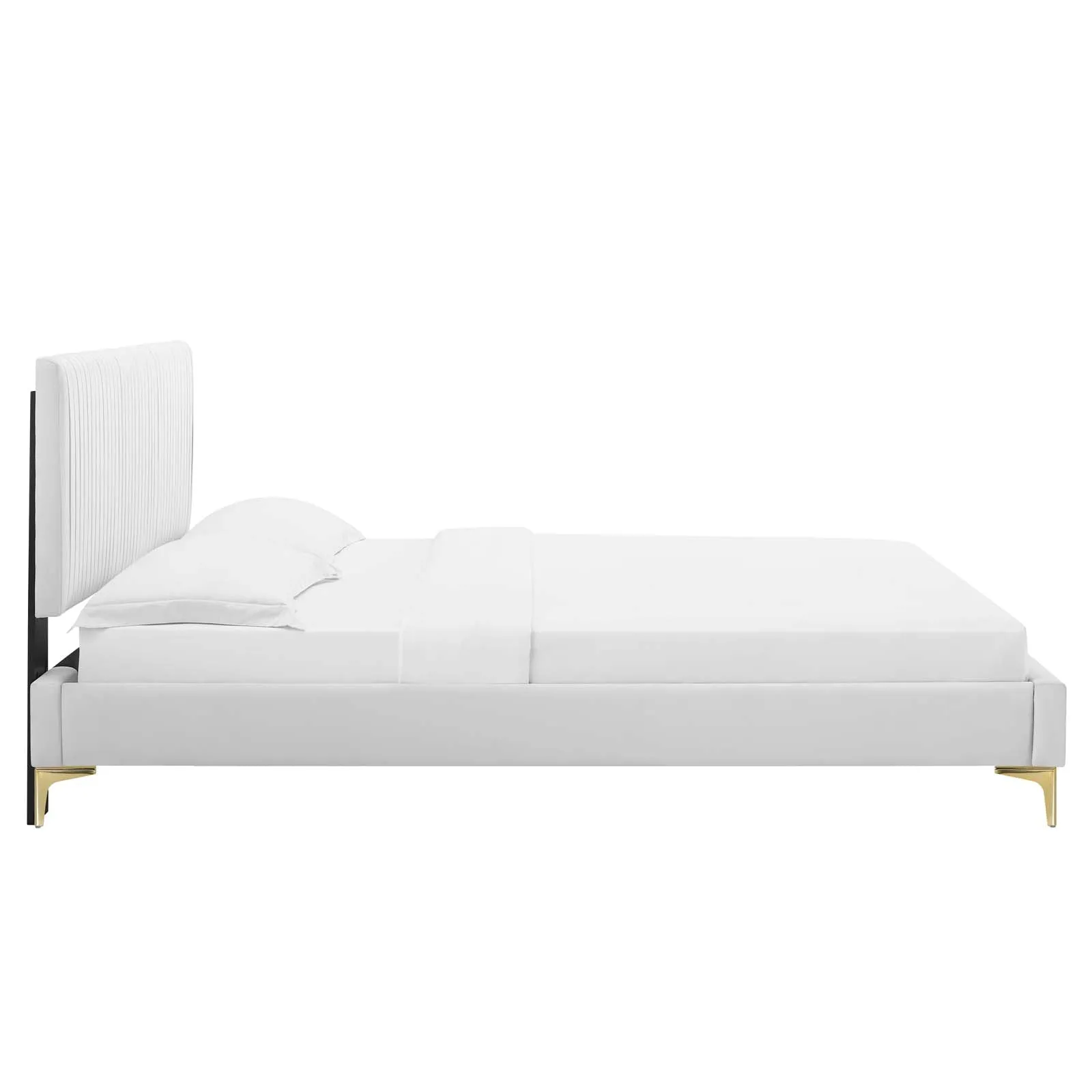 Peyton Performance Velvet Platform Bed