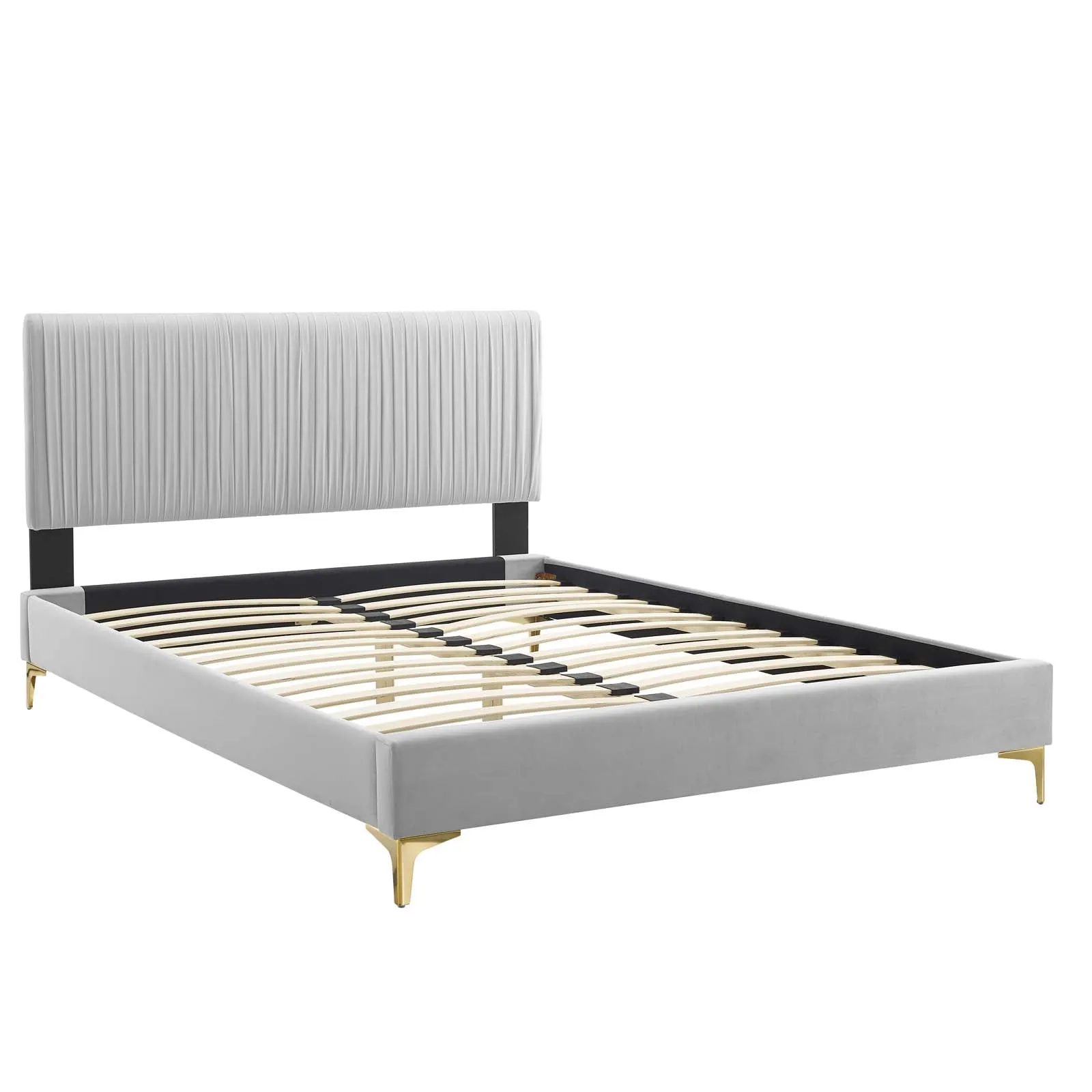 Peyton Performance Velvet Platform Bed