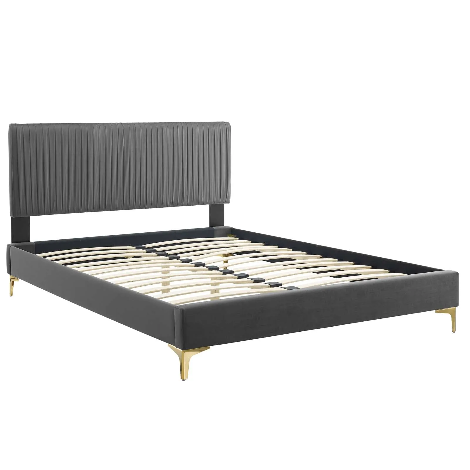 Peyton Performance Velvet Platform Bed