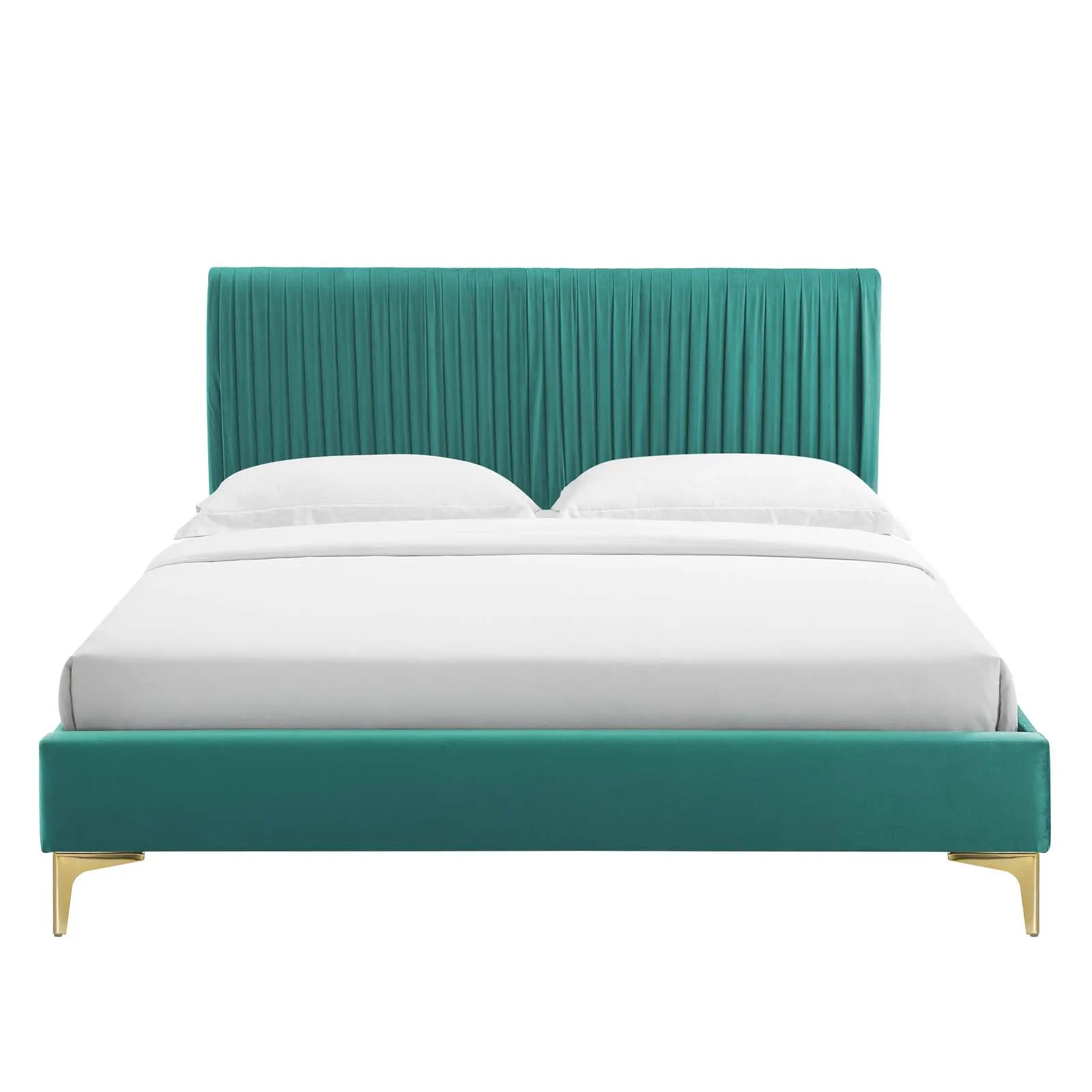 Peyton Performance Velvet Platform Bed