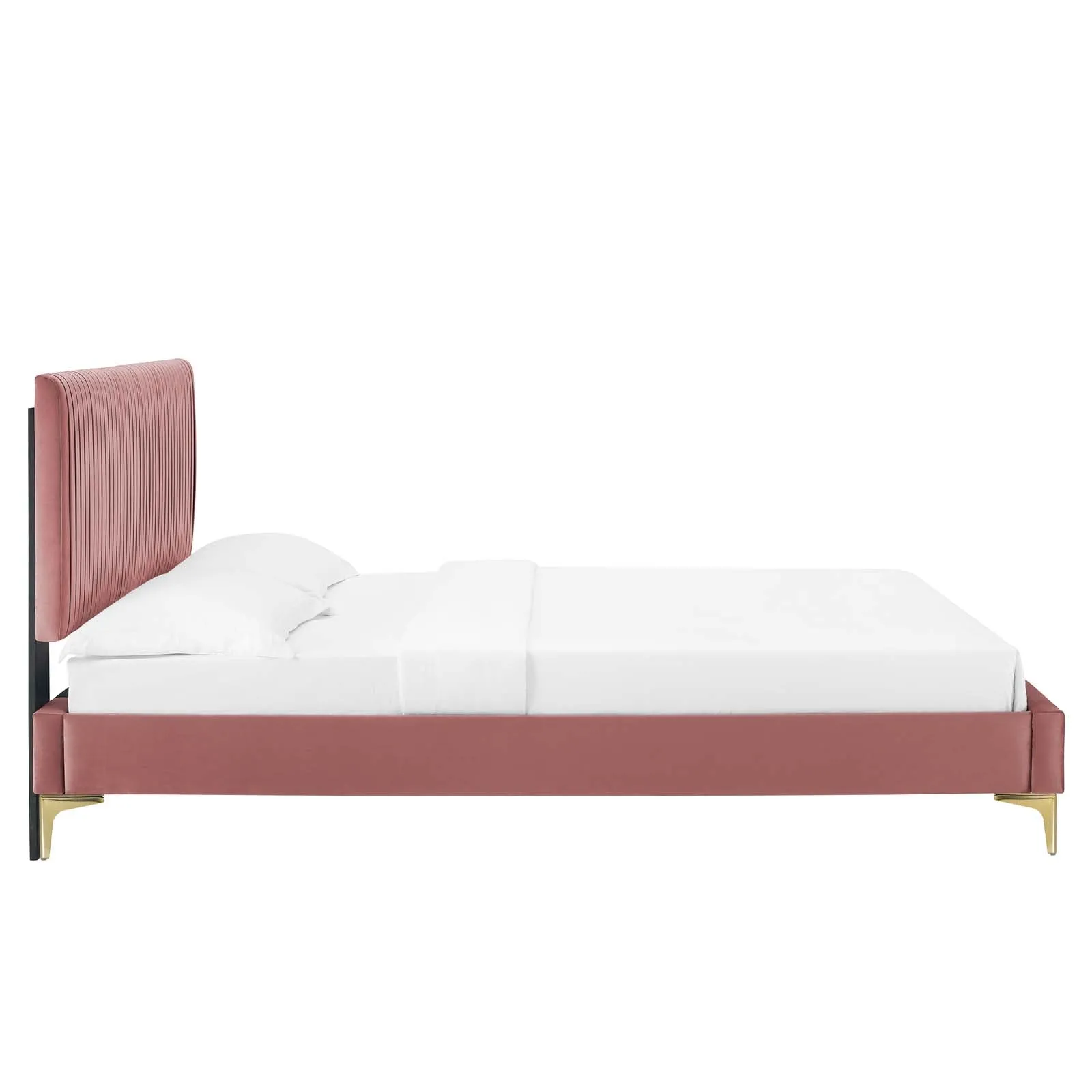 Peyton Performance Velvet Platform Bed