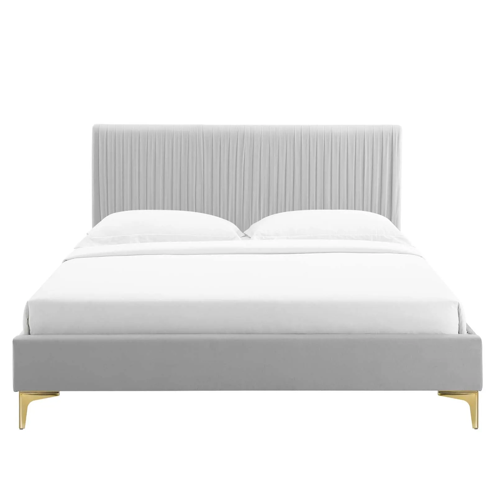 Peyton Performance Velvet Platform Bed