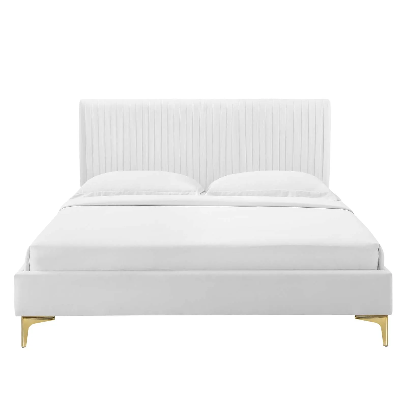 Peyton Performance Velvet Platform Bed