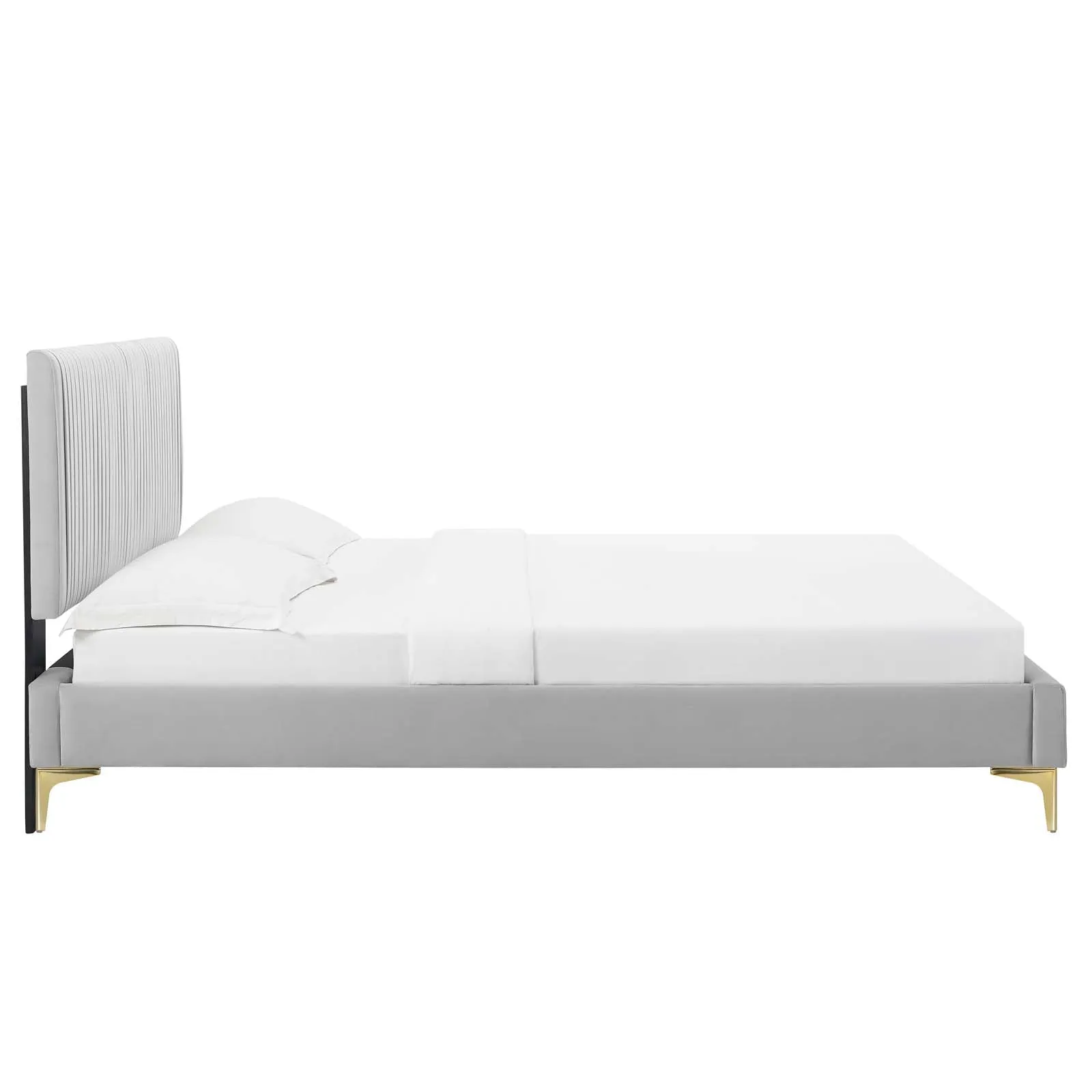 Peyton Performance Velvet Platform Bed