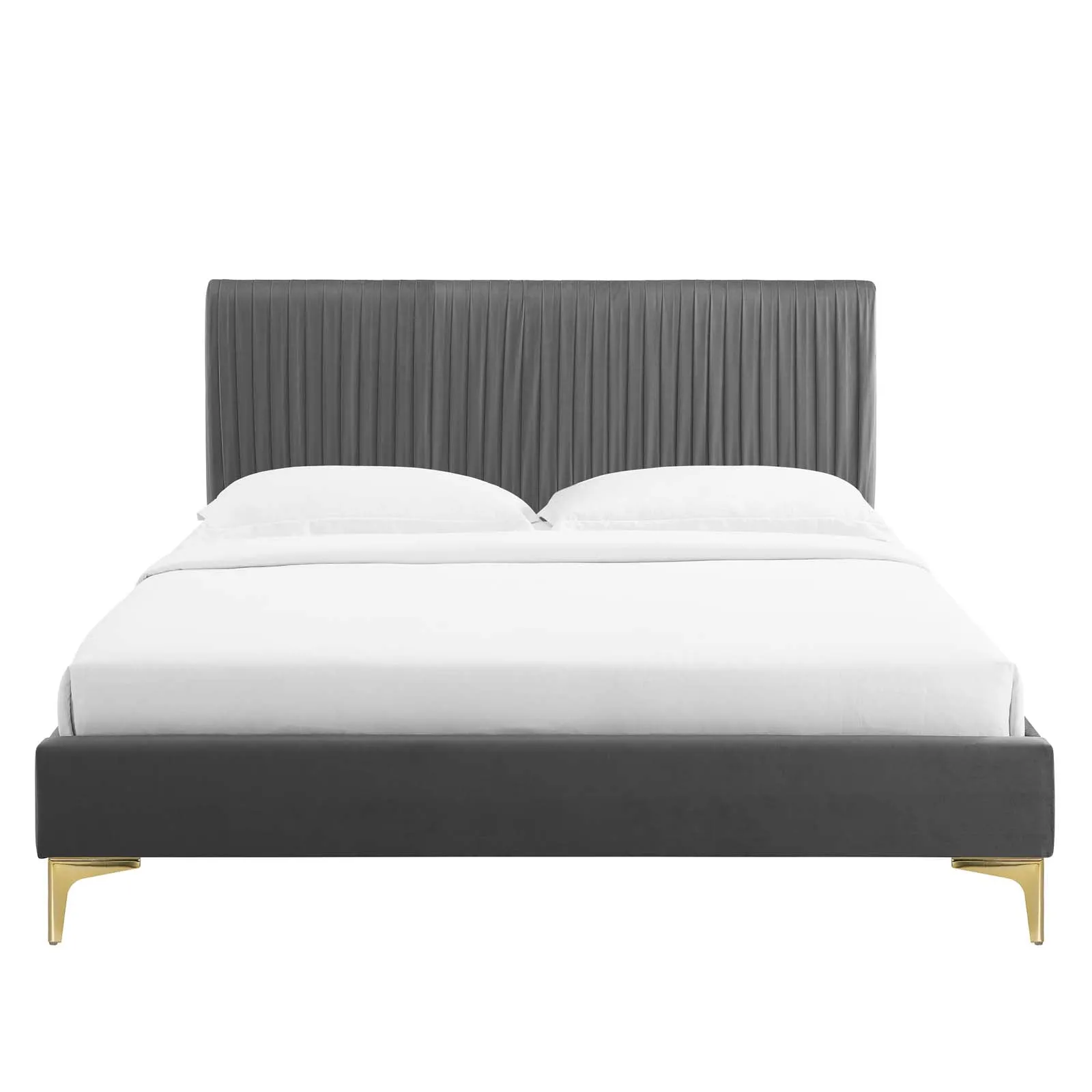 Peyton Performance Velvet Platform Bed