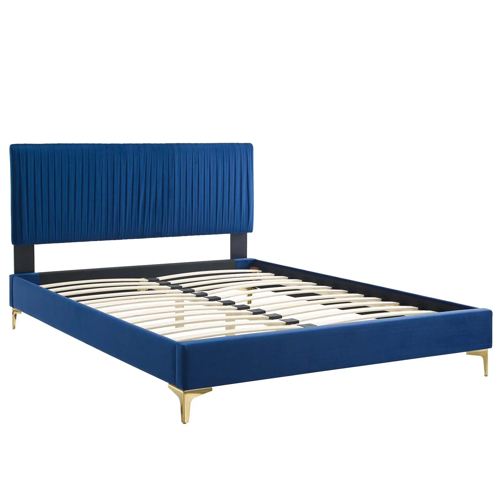 Peyton Performance Velvet Platform Bed