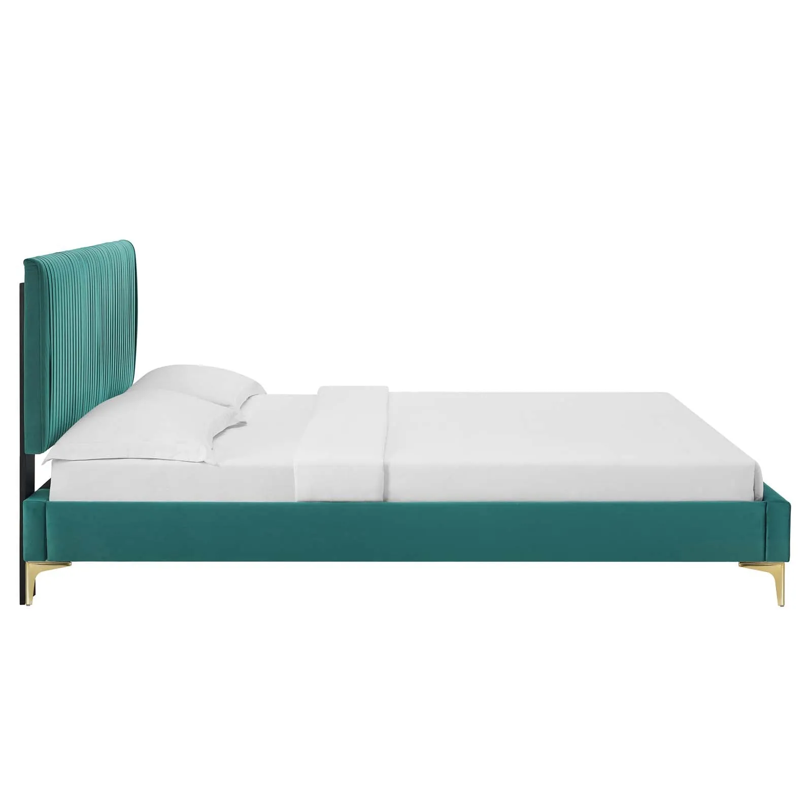 Peyton Performance Velvet Platform Bed