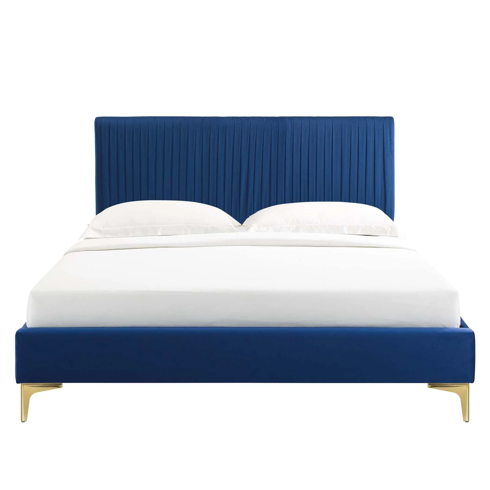 Peyton Performance Velvet Platform Bed