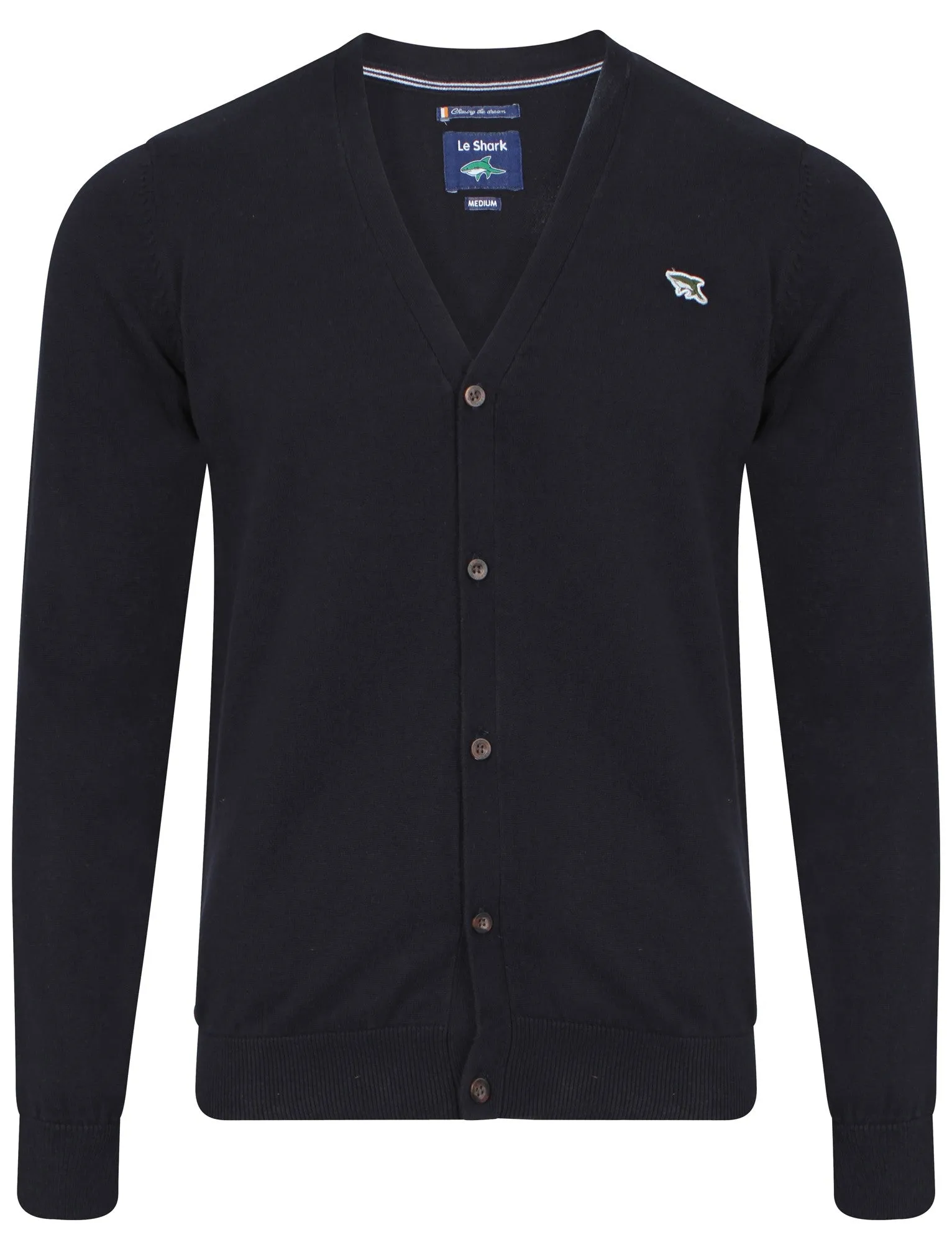 Randall Cardigan in Navy - Le Shark