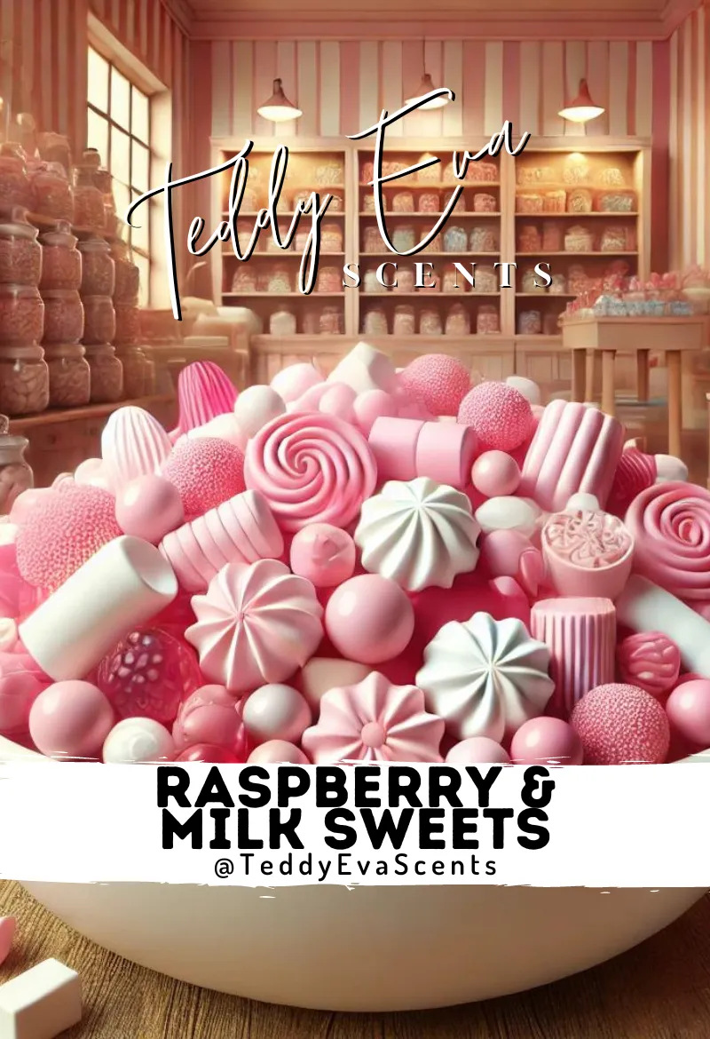 Raspberry & Milk Sweets