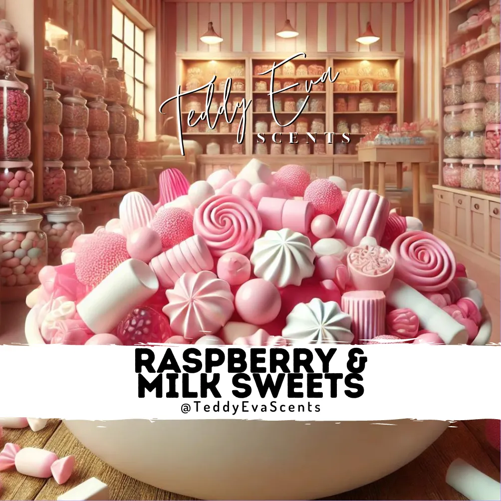 Raspberry & Milk Sweets