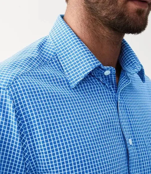 R.M.Williams - Collins Shirt - Check - White/Blue