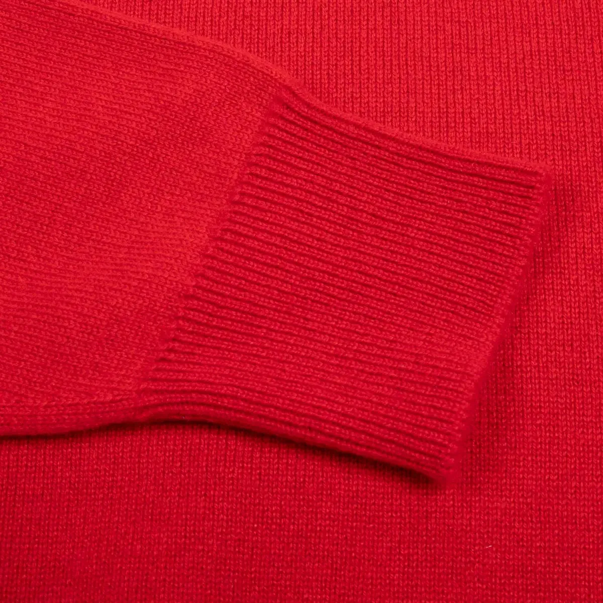 Ruby Red Tiree 4ply Crew Neck Cashmere Sweater