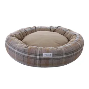 Sand Sheltie Cocoon Luxury Dog Bed