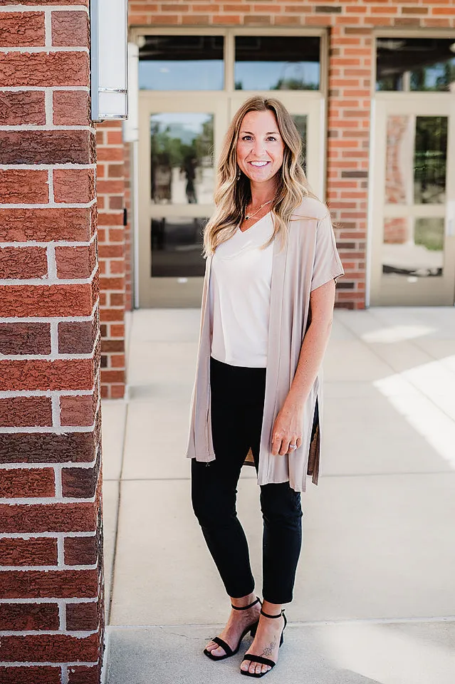 Side Slit Cardigan