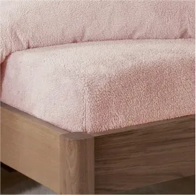 Sleepdown Blush Teddy Fitted Sheet