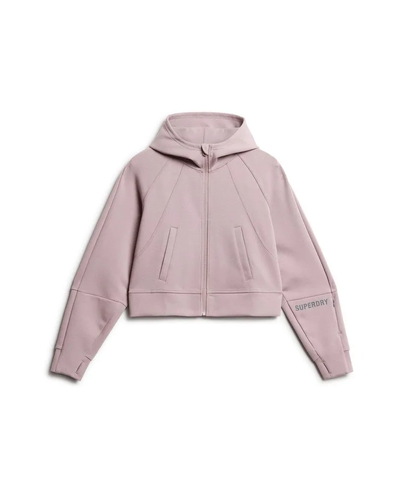 Sport Tech Zip Hood | Quail Purple