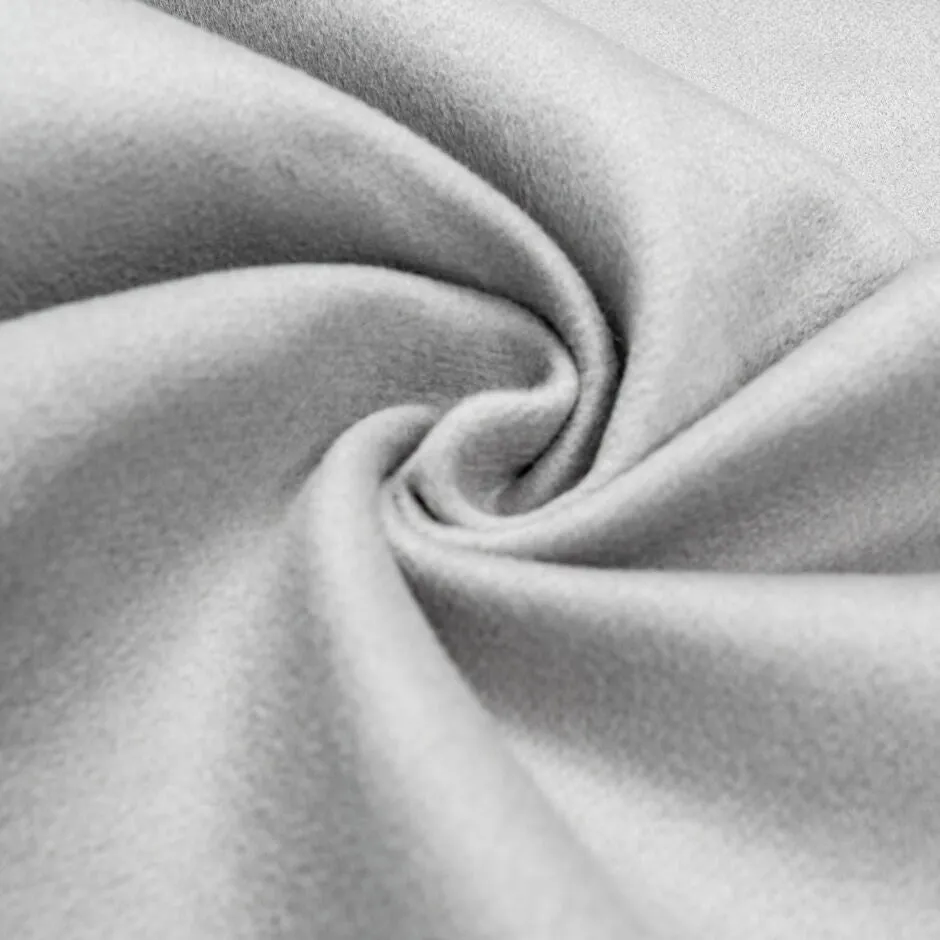 Stone/Ivory Double-Faced Pure Cashmere