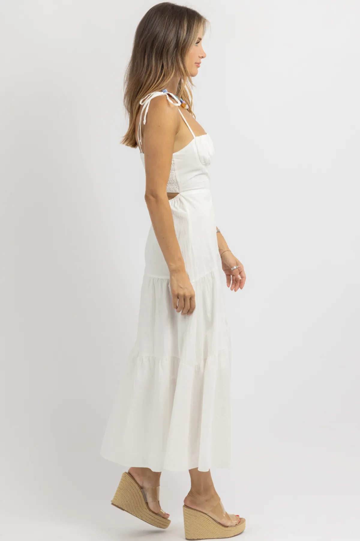 SUNNY WHITE SMOCK DRESS