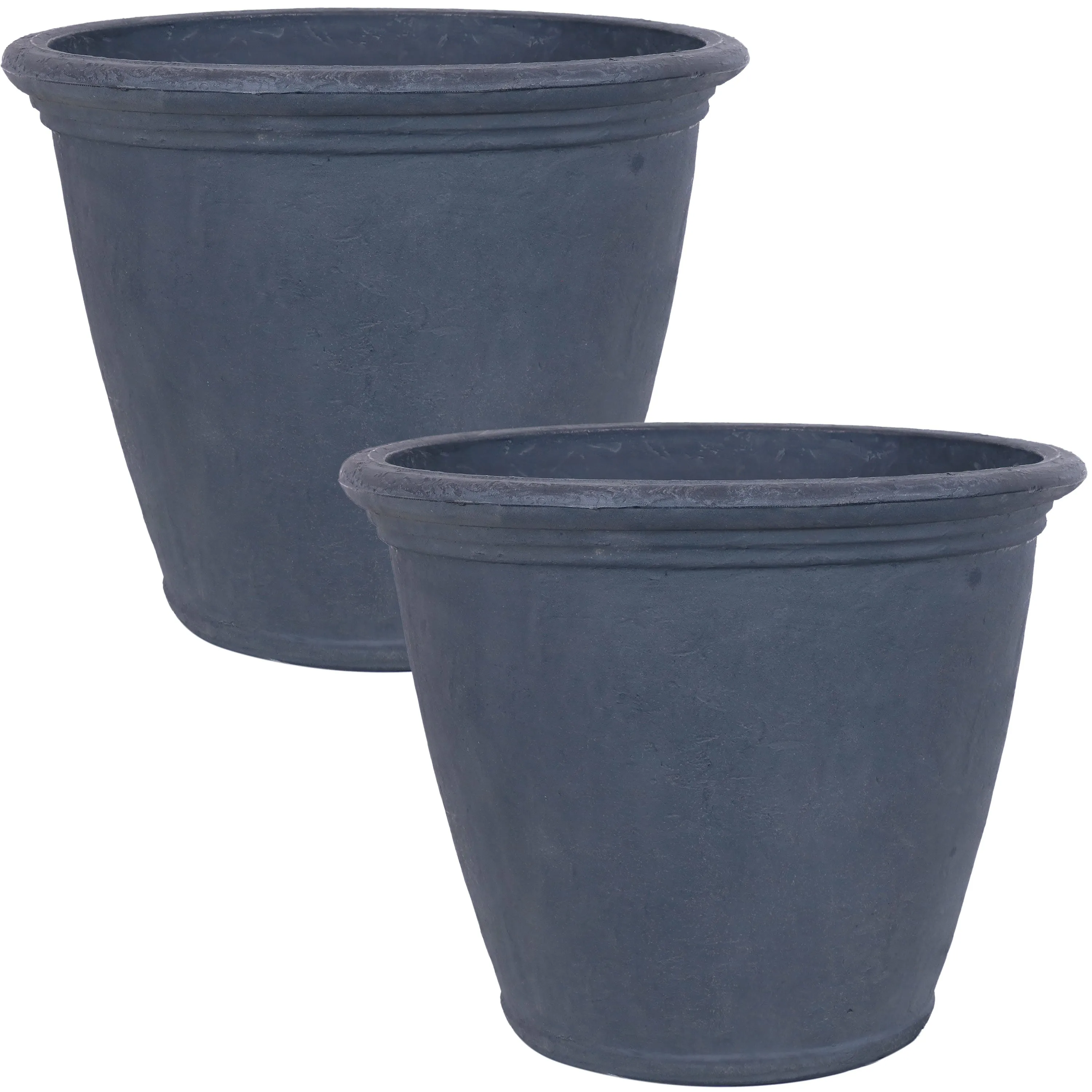 Sunnydaze Anjelica Polyresin Outdoor Flower Pot Planter